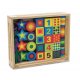 Grosses perles à enfiler en bois Melissa et Doug - Coffret