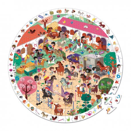 Au galop - puzzle d'observation 208 pièces