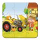 Le tracteur de Peter Janod - Le tracteur puzzle 9 pièces