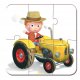 Le tracteur de Peter Janod - Le tracteur puzzle 6 pièces
