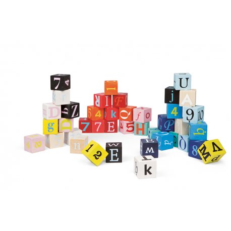 Kubix 40 cubes lettres et chiffres