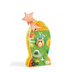 DJECO Puzzlo Jungle - Puzzle bois 15 pièces : Chez Rentreediscount Cadeaux  & Jeux