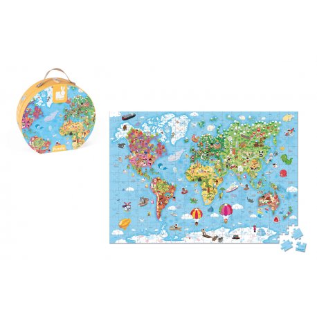 Puzzle Geant Carte Du Monde 300 Pieces Janod 19 90 Puzzle Geant Carte Du Monde 300 Pieces Janod 19 90