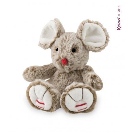 Peluche Kaloo souris couleur sable 19 cm