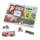 puzzle sonore autour de la caserne de pompiers