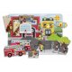 puzzle sonore autour de la caserne de pompiers