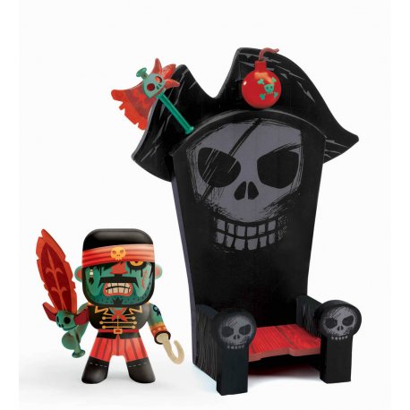Kyle & Ze throne - pirate Arty toys