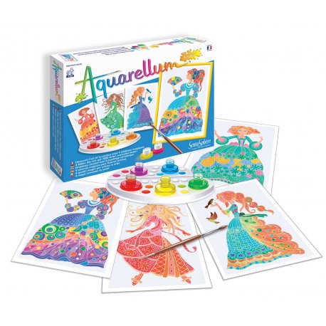 Aquarellum junior Princesses fleurs