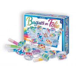 Bagues en folie - bagues fantaisies pour petite fille