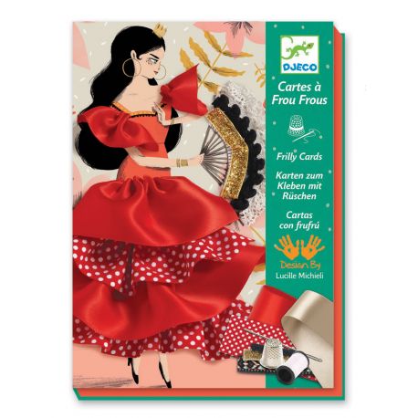 Cartes à frou-frous Flamenco - coffret