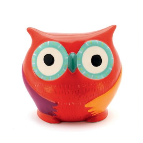 Tirelire Le hibou veille