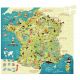 Puzzle Carte des merveilles de France