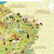 Puzzle Carte des merveilles de France - nord est
