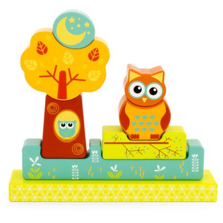 Puzzle magnet Hibou