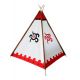Tipi indien cherokee - vue 3/4 arrière