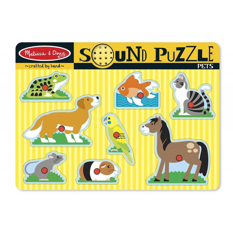 Melissa & Doug Puzzle Sonore La Maison, Cadeau pour garçon ou fille de 2 3  4 les Prix d'Occasion ou Neuf