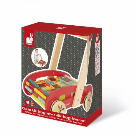 JANOD - Porteur voiture (bois) - Dès 2 Ans