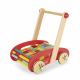 Chariot de marche avec cubes en bois ABC Buggy Tatoo
