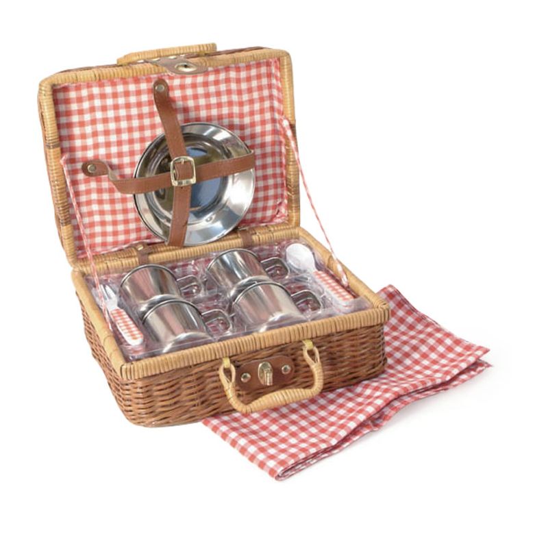 Jouet Dinette Marchande en bois Panier osier Charcuterie - Jouets