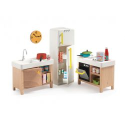 La cuisine - Mobilier maison de poupées Djeco