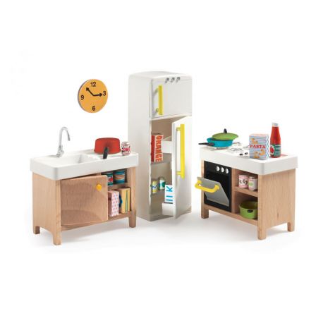 La cuisine - Mobilier maison de poupées Djeco