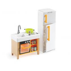 Cuisine compacte - Mobilier maison de poupées Djeco