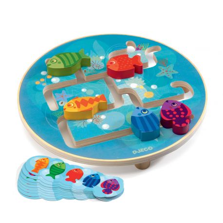 Aquarium Jeu éducatif en bois Djeco