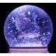 Veilleuses boule de neige Lila & Pupi - lumière violette