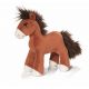 Peluche Cheval Fleur debout 35 cm