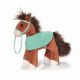 Peluche Cheval Fleur debout avec ses accessoires 25 cm