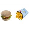 Dinette Hamburger avec frites Dinette Hamburger avec frites