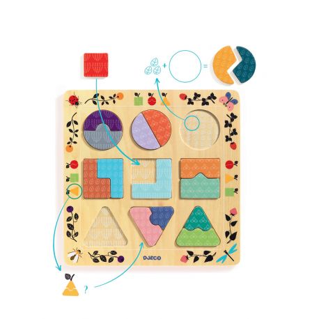Puzzle formes et couleurs Ludigraphic
