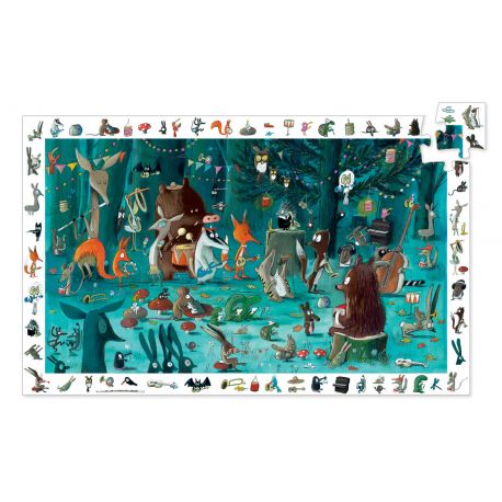 Puzzle 3 ans Haathee, éléphant d'Asie Djeco 24 pièces - 11,50€