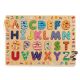 Puzzle éducatif en bois ABC