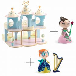 Pack Ze princesses Castle + 2 princesses