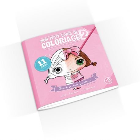 Livre de coloriage Fille Quand je serai grand  6,00€