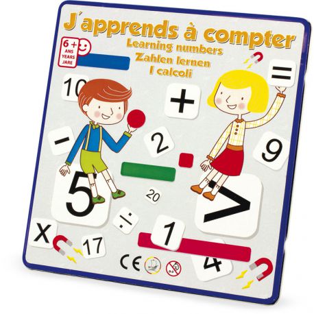 Magnet chiffres pour apprendre à compter