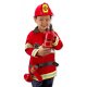 Petit garçon dans son déguisement pompier