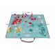Kubix 120 cubes en bois - le tapis et les cubes en situation