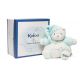 Petite étoile Patapouf ourson turquoise 18 cm coffret cadeau