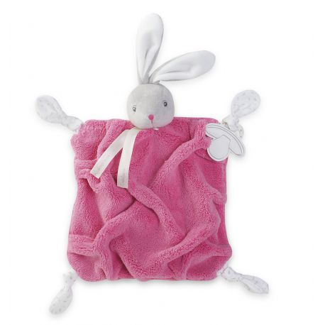 Plume Doudou lapinou framboise