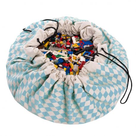 Sac rangement de jouets - Diamant bleu - Play and Go