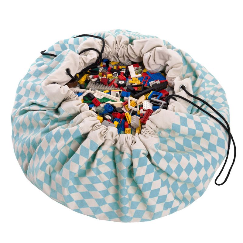 Sac rangement de jouets Diamant bleu - Play and Go - 33,90€