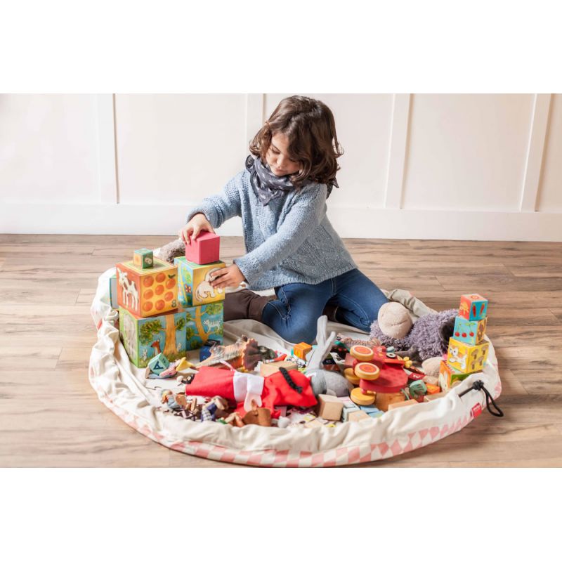 PLAY & GO - Sac de rangement pour jouets motifs croix - Enfant