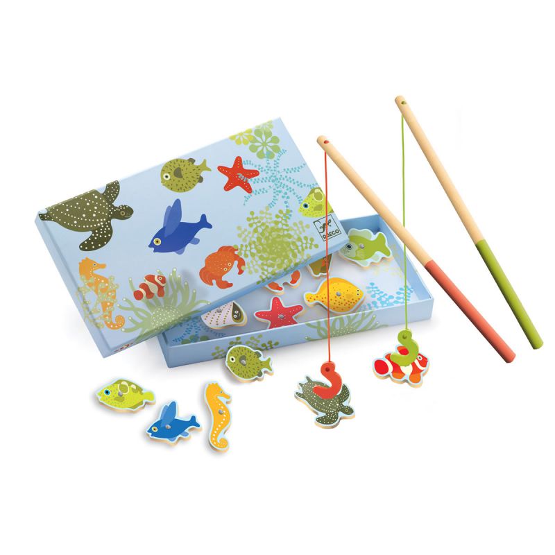 Jeux Enfants 2 Ans,Jouets en Bois Jeu de pêche,Jeux Magnetique Enfant,Cadeau  Garçon Fille,Jeu de Peche Magnetique,Jeux Enfants Cadeau 2-5 Ans