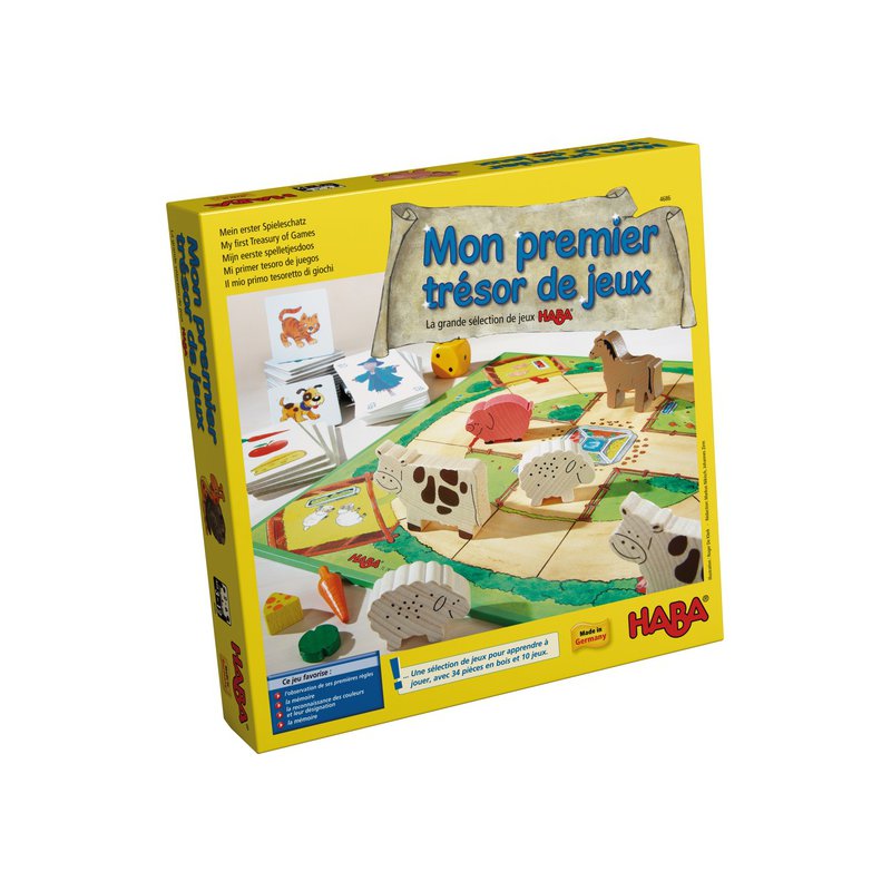 Coffret 10 jeux de société : La grande sélection HABA - 34,90€