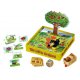 Le petit verger Haba - plateau de jeu avec cerisier en 3D, corbeau, cerises, panier à fruits, dé multicolore, cartes