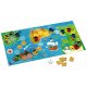 Trésor en vue Haba - plateau de jeu, pirates, planchettes en bois et dé de pirate
