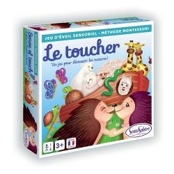 Le toucher - Jeu sensoriel sur les textures - méthode Montessori