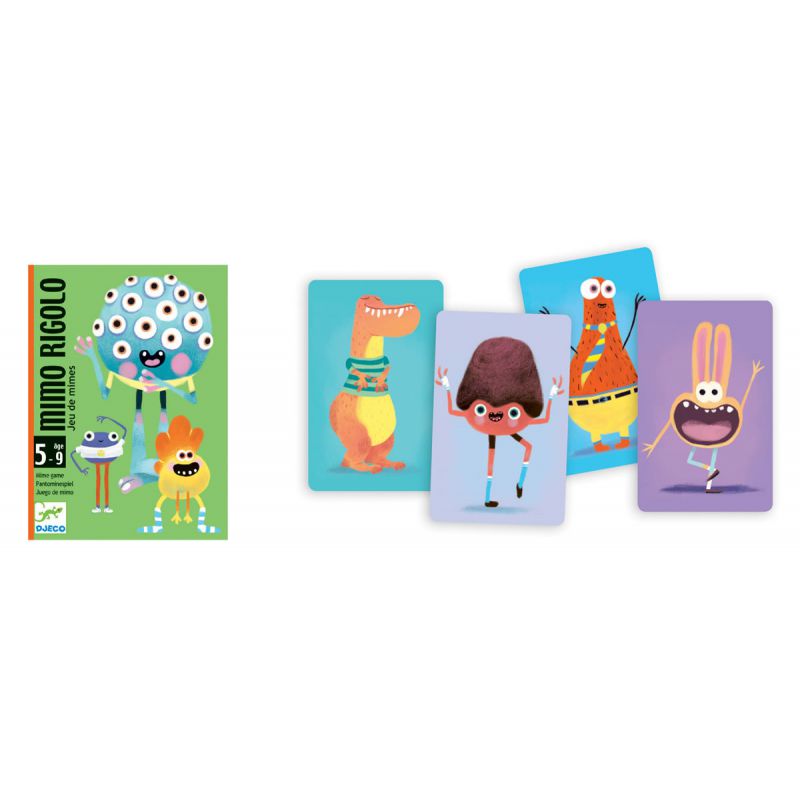 Mimo Rigolo Djeco - jeu de cartes et de mimes - 7,90€